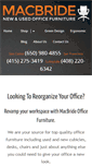 Mobile Screenshot of macbrideofficefurniture.com